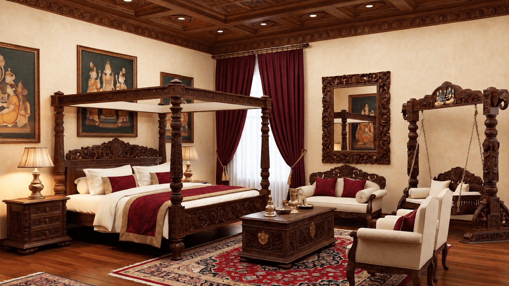 Luxury bespoke living room composition