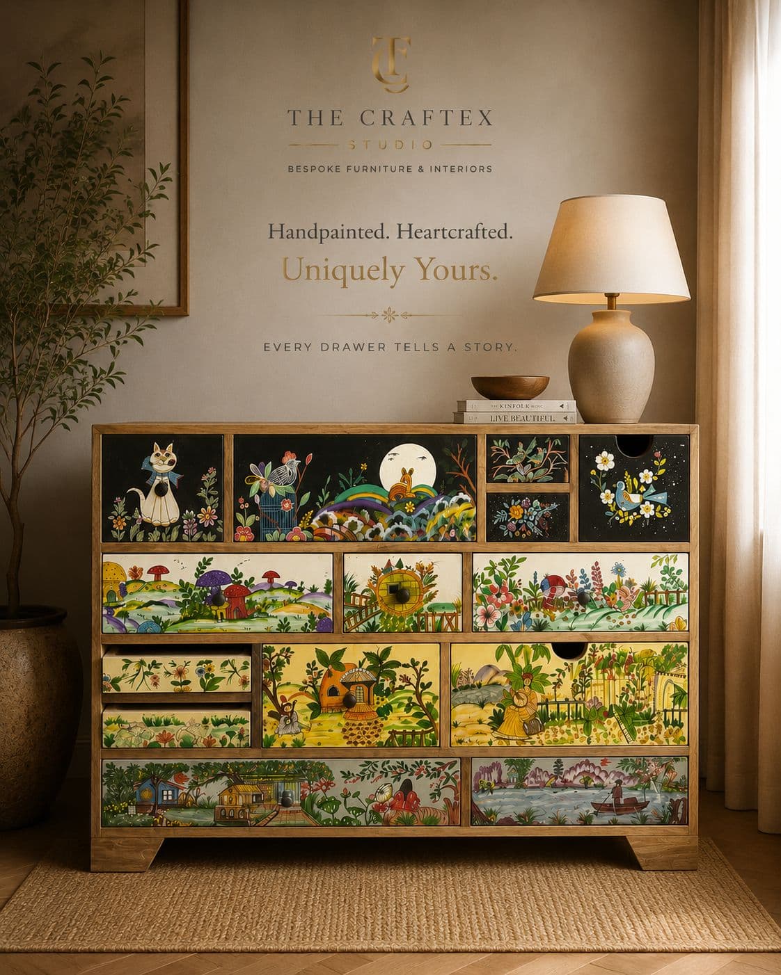 Art Deco Revival Cabinet